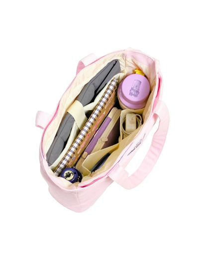 Laptop Tote ( soft pink)