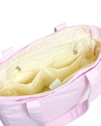 Laptop Tote ( soft pink)