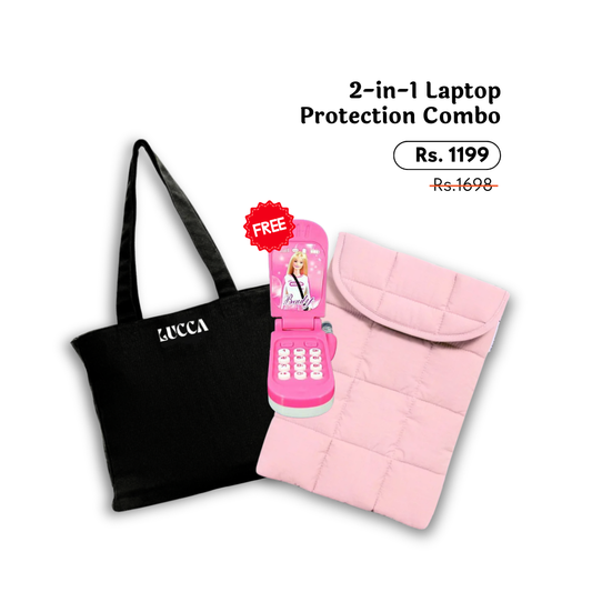 Midnight Tote + Puffer Sleeve + FREE Barbie Phone