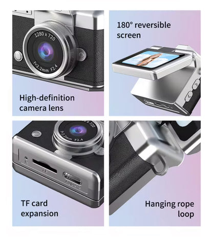 Mini flip digital keychain camera