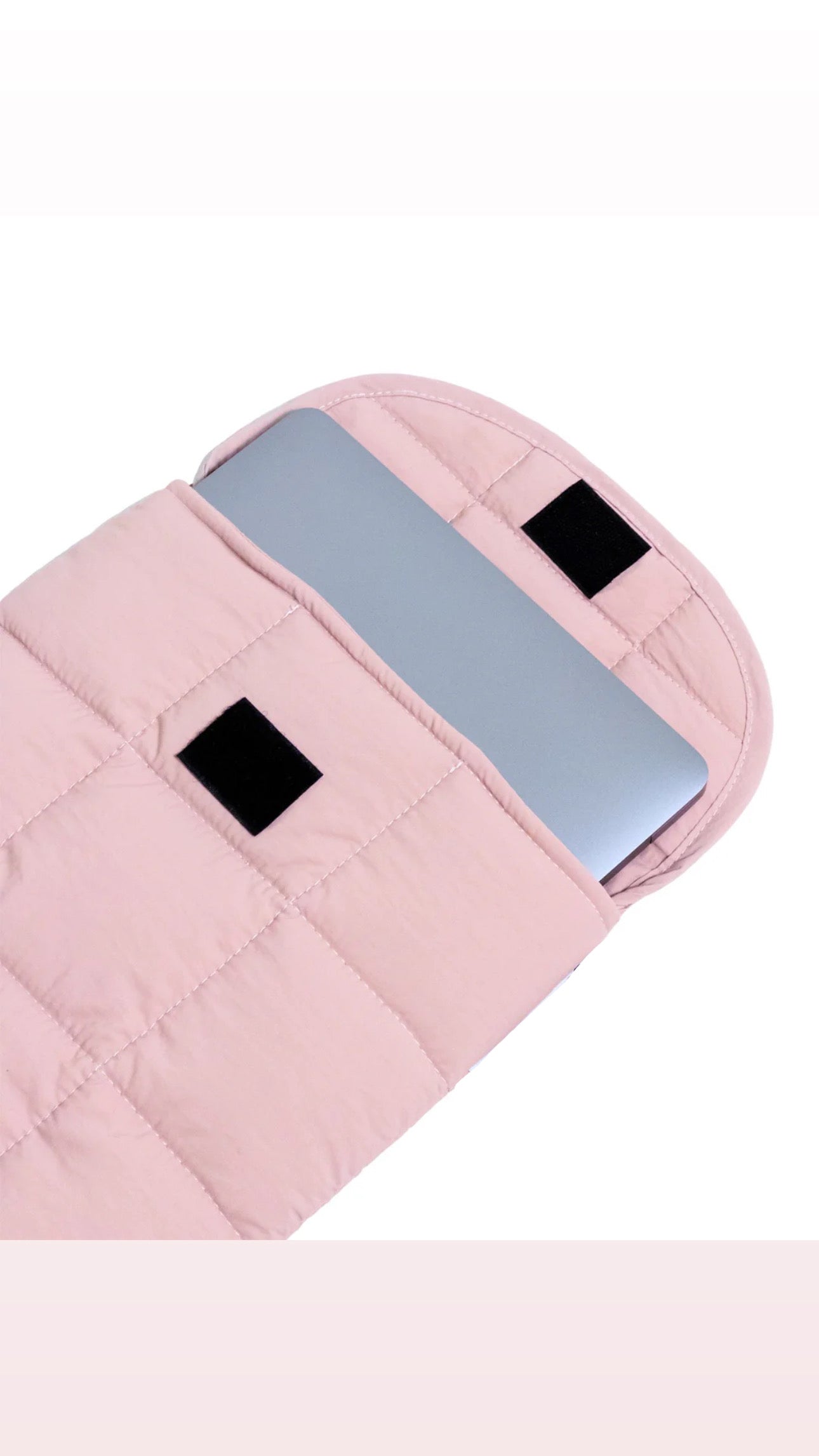 Puffy Laptop Sleeve 13"/14" ( soft pink)