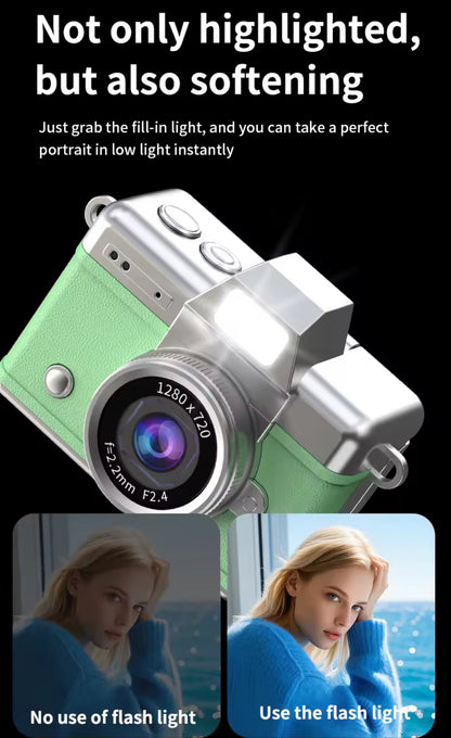 Mini flip digital keychain camera