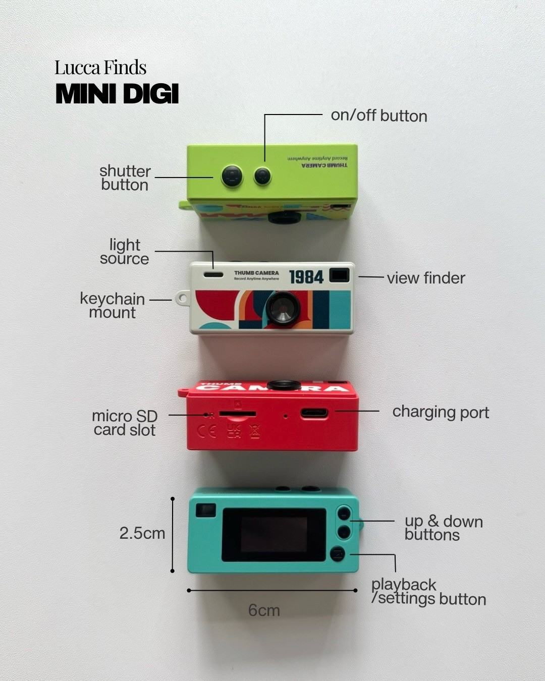 1984 THUMB VINTAGE CAMERA