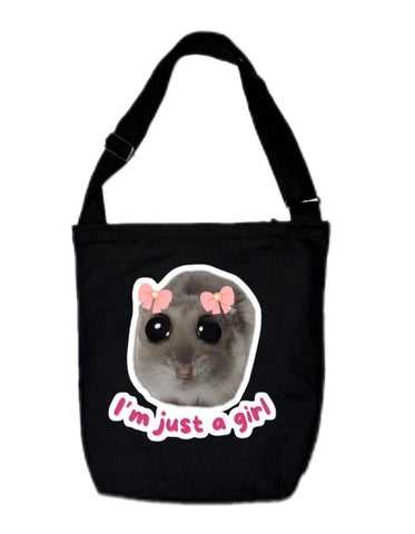 I’M JUST A GIRL TOTE BAG