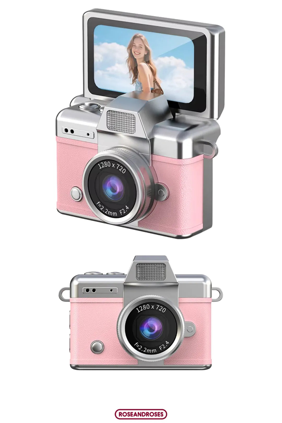 Mini flip digital keychain camera