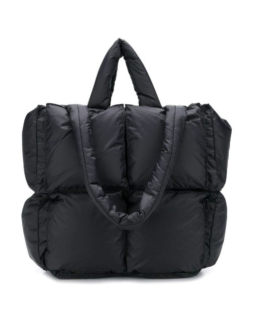 The laptop Puffer tote bag-black (16 inch)