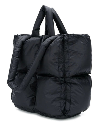 The laptop Puffer tote bag-black (16 inch)