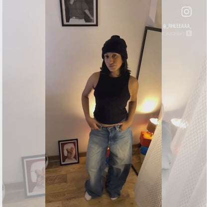 The laptop Puffer tote bag-black (16 inch)